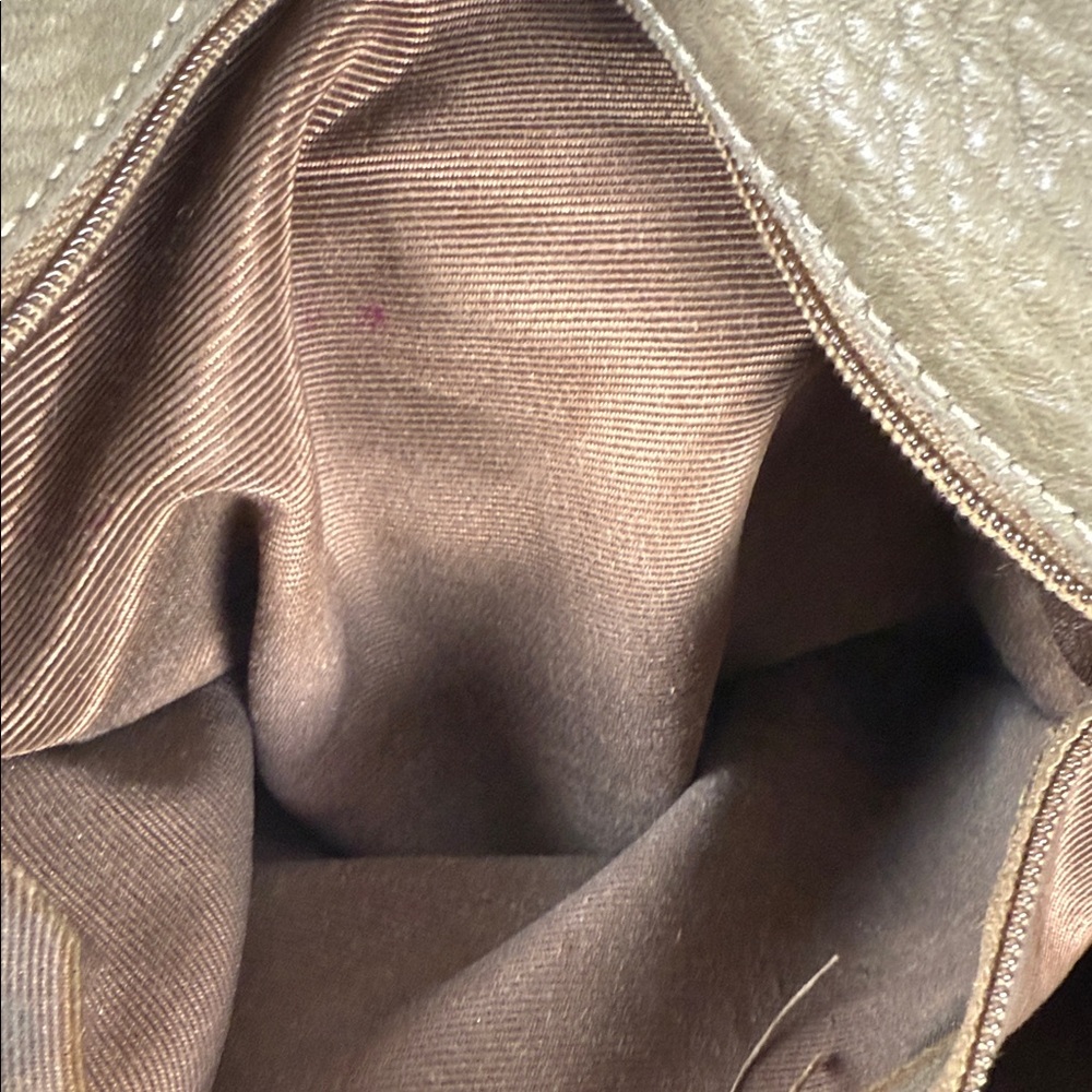 Elegant Olive Green Shoulder Bag Carla Mancini   B9 - Picture 10 of 11